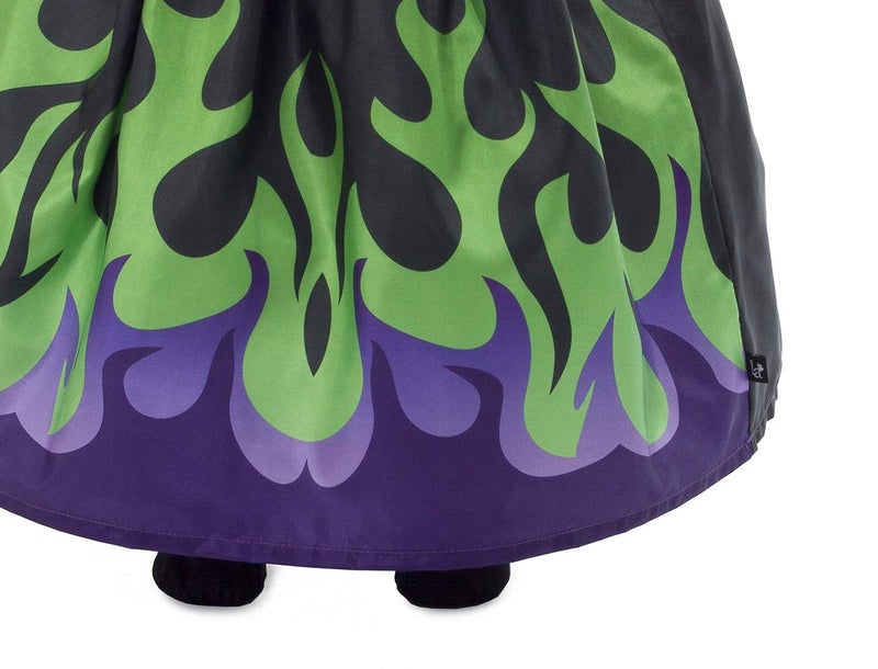 Little Adventures Dragon Queen Dress Up Costume with Soft Crown (X-Large Age 7-9) - Machine Washable Child Pretend Play and Party Dress with No Glitter - Image 4